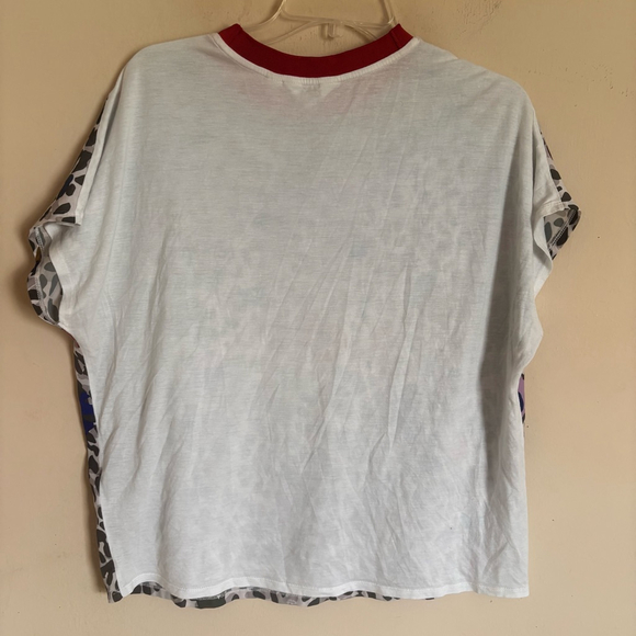 Ted Baker Byella Wilderness Woven-
Front Tee Size 6 Small - Picture 9 of 13